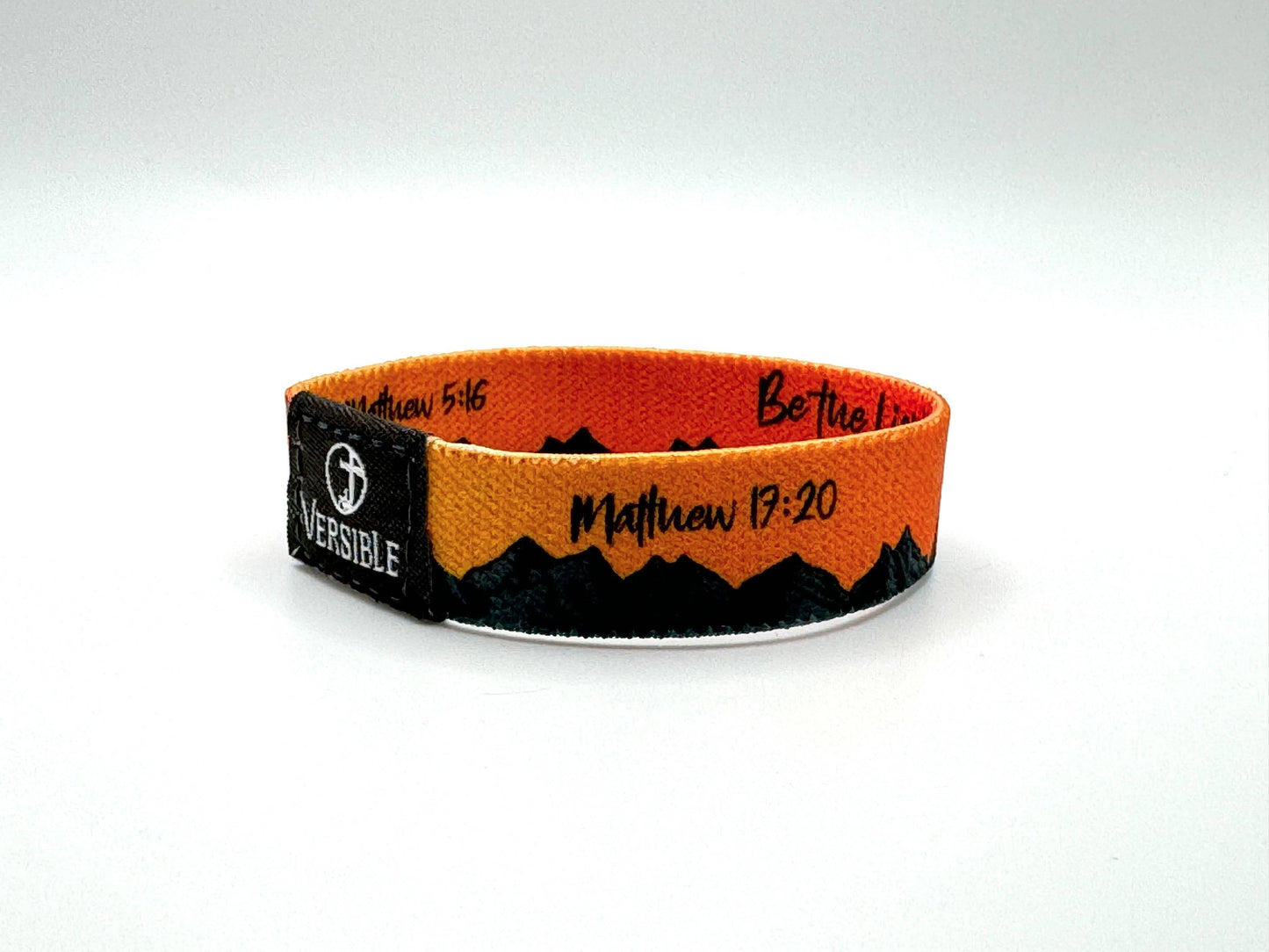 Sunrise Versible / Matthew 5:16 & Matthew 17:20 Wristband