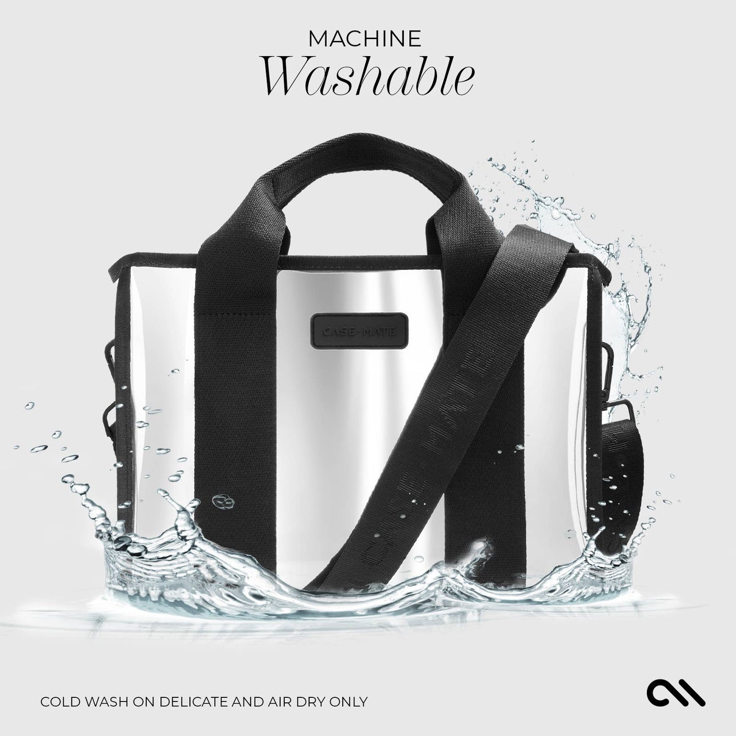 Case-Mate Silver Chrome Mini Tote Bag
