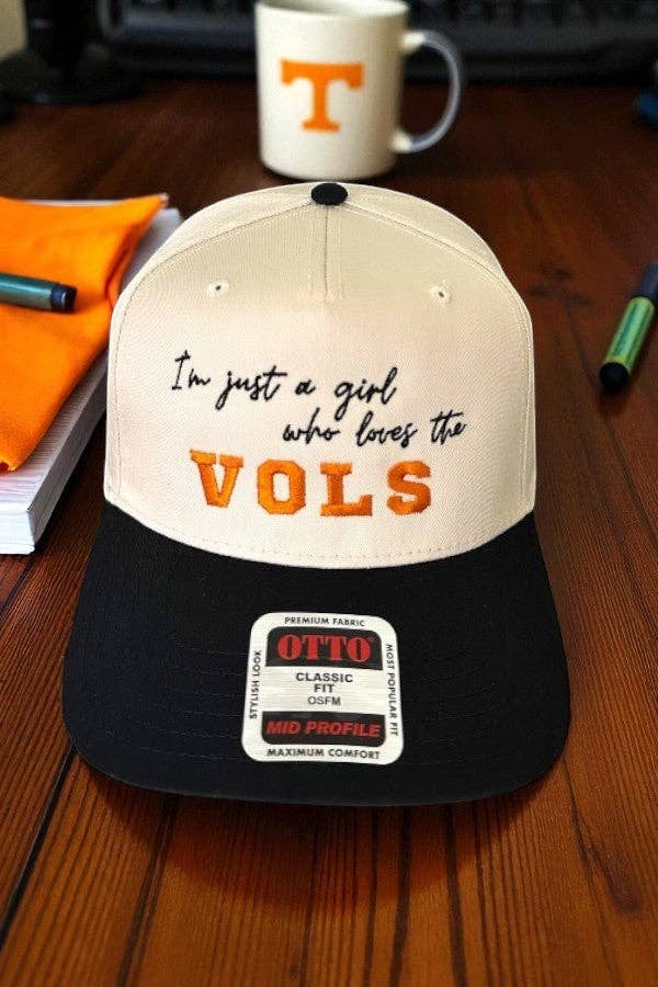 I’m Just a Girl Who Love The Vols Embroidered Hat