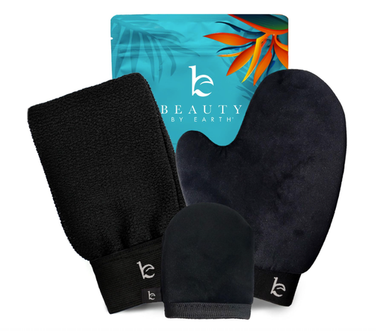 Self Tanner Body & Face Applicator & Exfoliating Glove