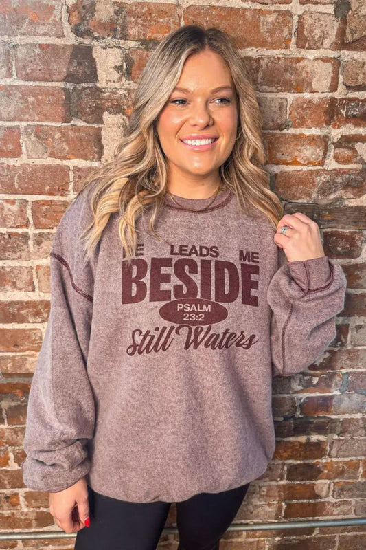 Still Waters Inside Out Sweatshirt