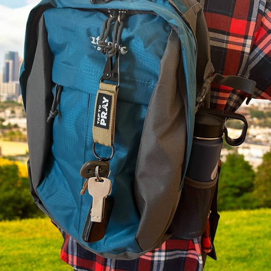 Tap To Pray Tactical Carabiner Keychain