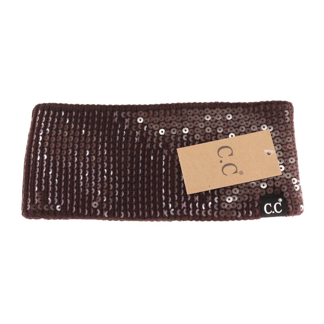 Allover Clear Sequin Women's Fashion Headband