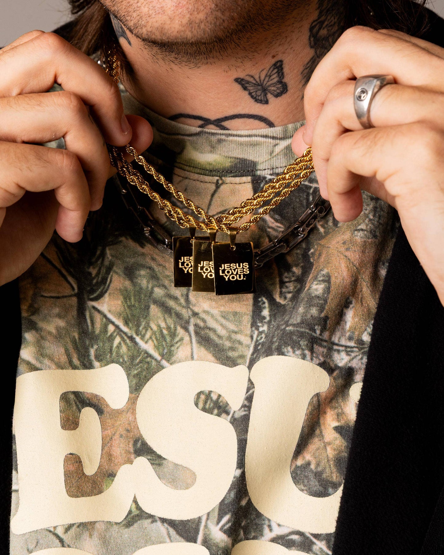 Jesus Loves You Co Limited 18K Gold Plated Chain
