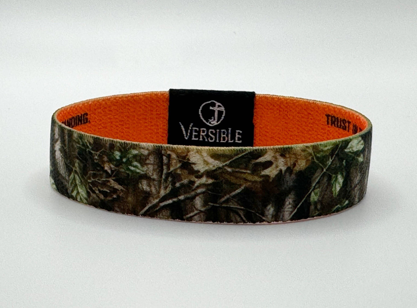 Forest Camo Versible / Proverbs 3:5-6 Wristband