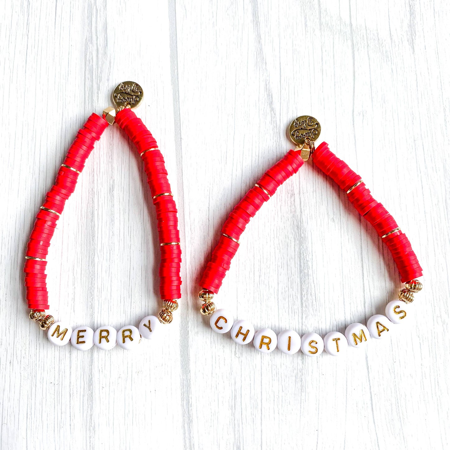 Christmas Heishi Bracelets