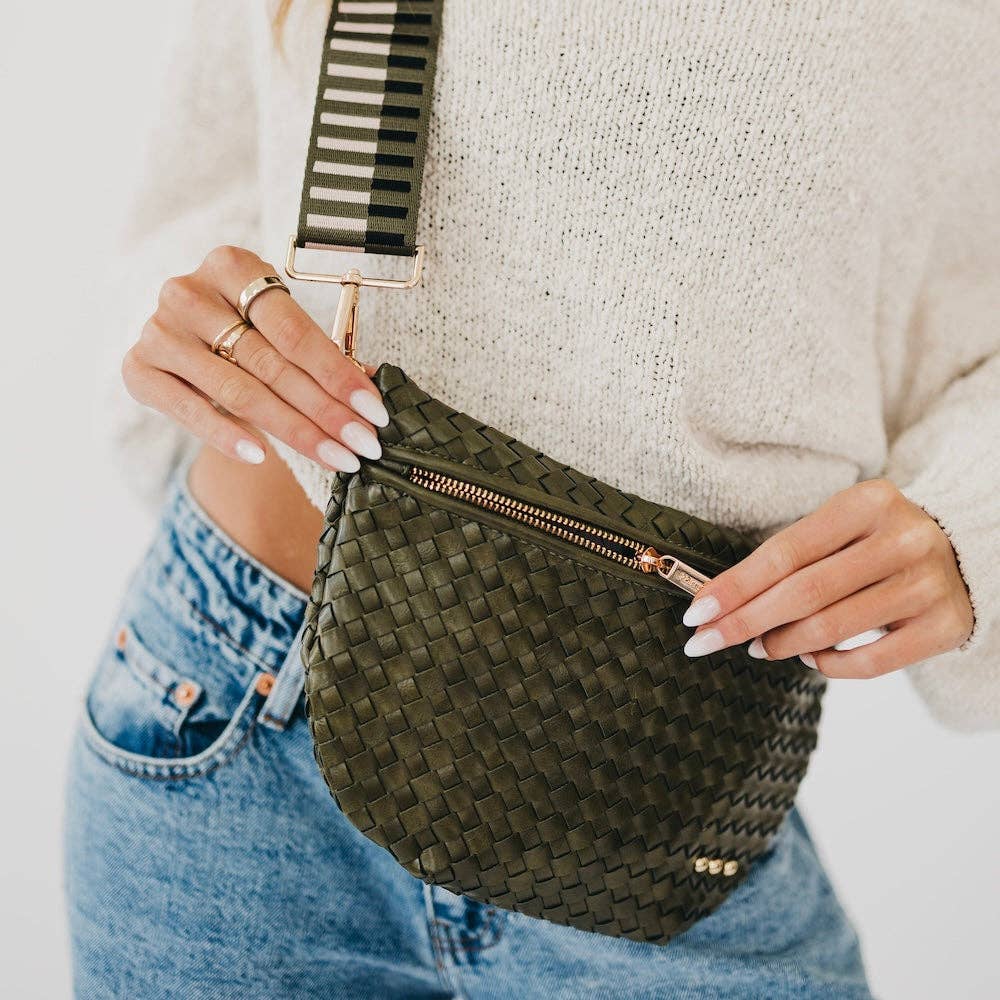 Pretty Simple Westlyn Woven Belt Bag Crossbody