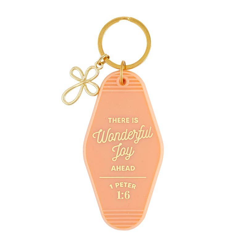 Scripture Motel Style Keychains