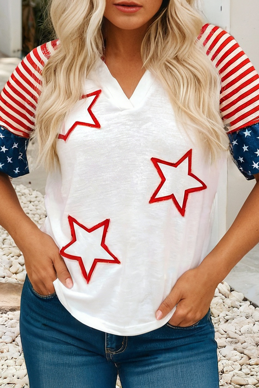 Stars & Stripes Raglan Tee
