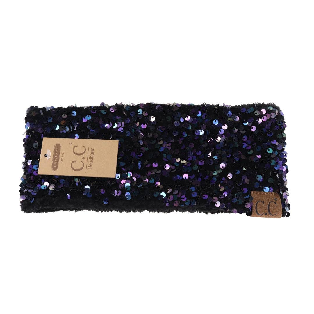 Cluster Sequin Head Wrap