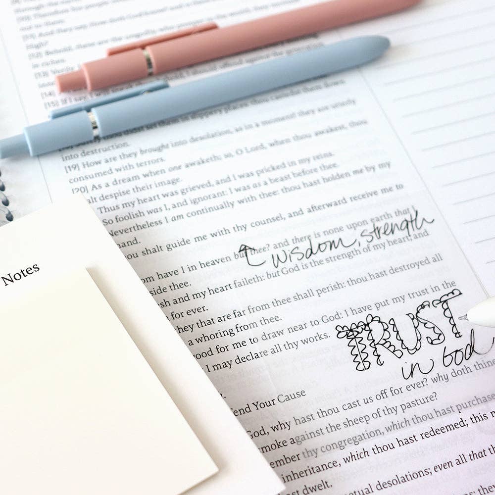 Spiral Bible Transparent Sticky Notes