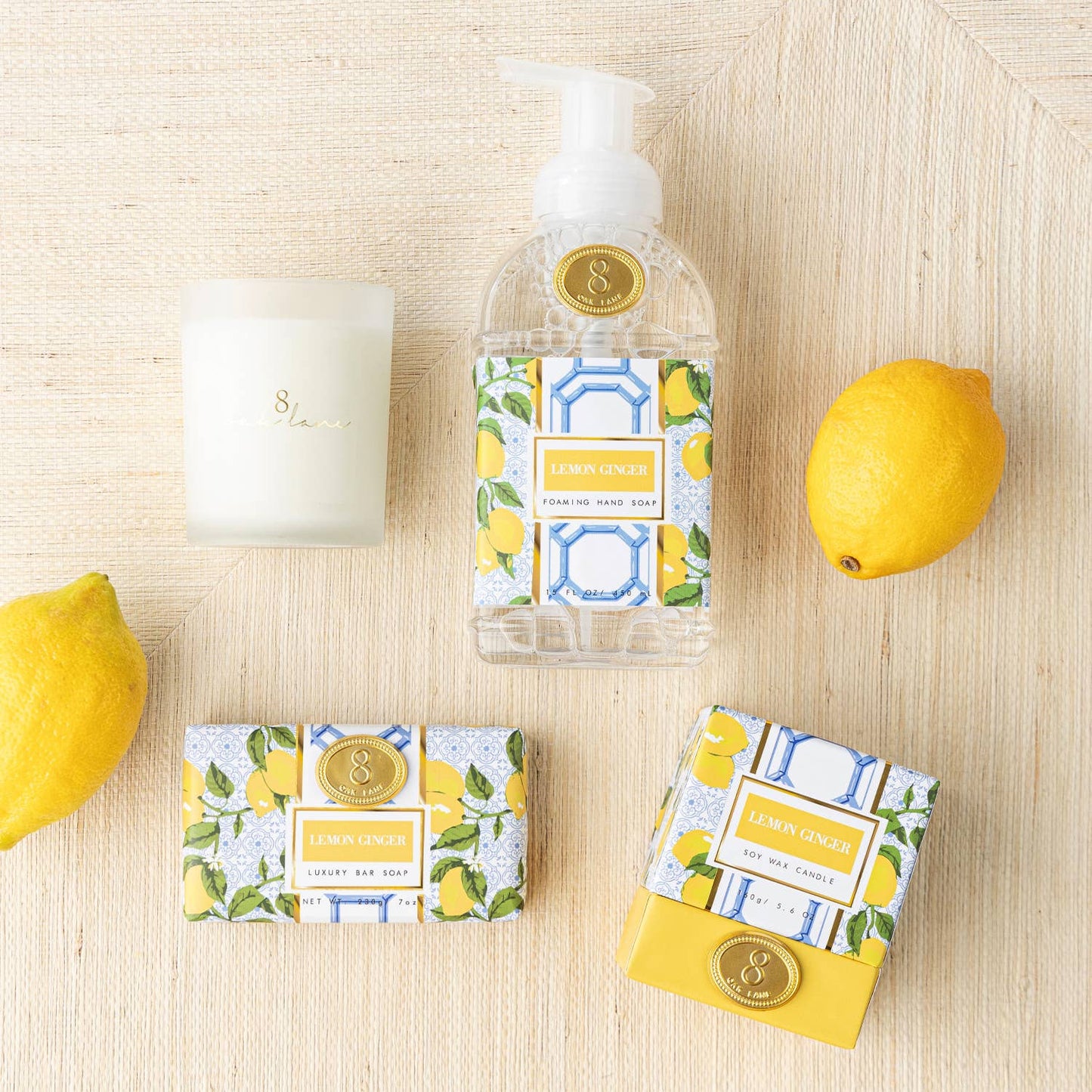 Lemon Ginger Foaming Hand Soap – 15oz Scented Luxury Hand Wash