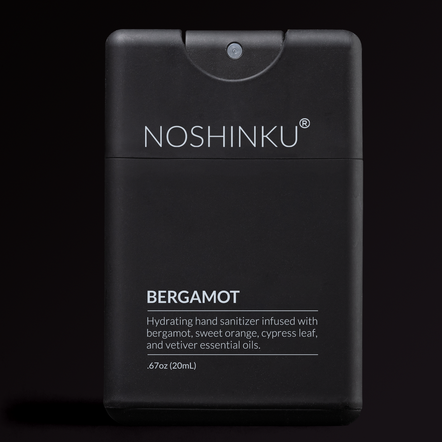 Noshinku Bergamot Pocket Hand Sanitizer – Refillable Moisturizing Sanitizer