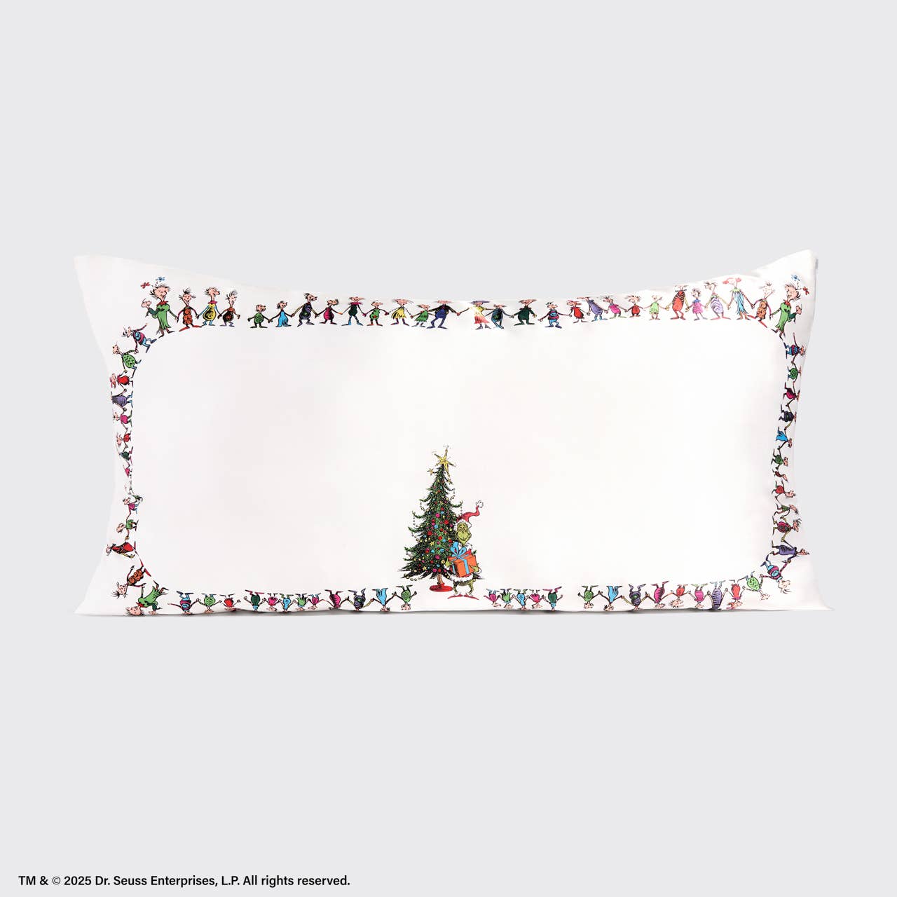 Kitsch The Grinch Satin Pillowcase in Whoville - King