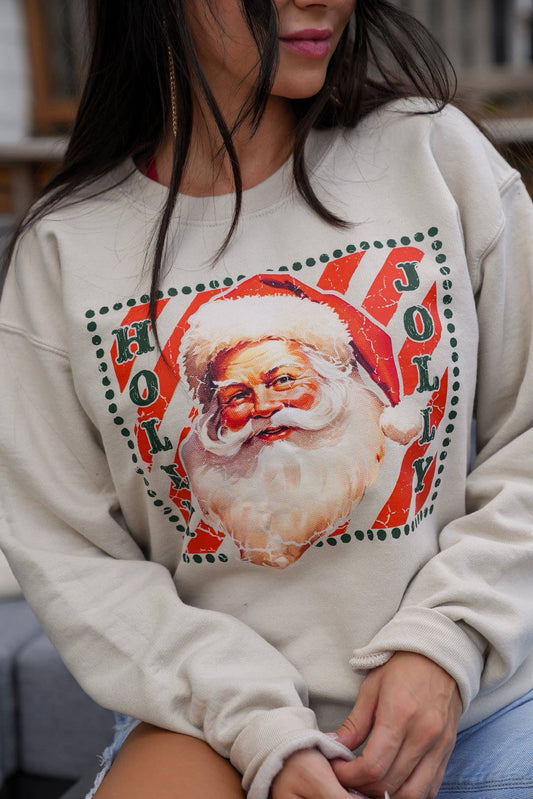 Vintage Santa Stamp Sweatshirt