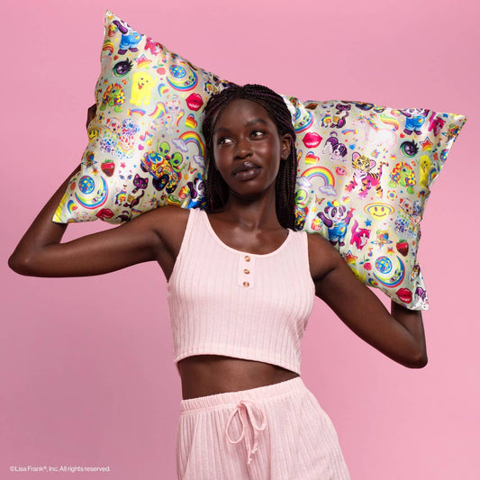 Lisa Frank x Kitsch King Satin Pillowcase - The Fantastic World of Lisa Frank