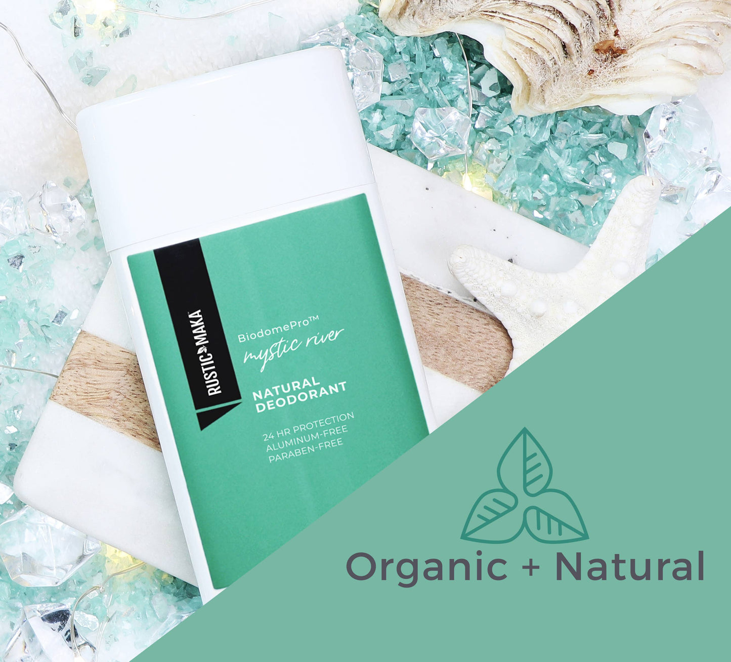MYSTIC RIVER PREBIOTIC Natural Deodorant (Baking Soda-Free)