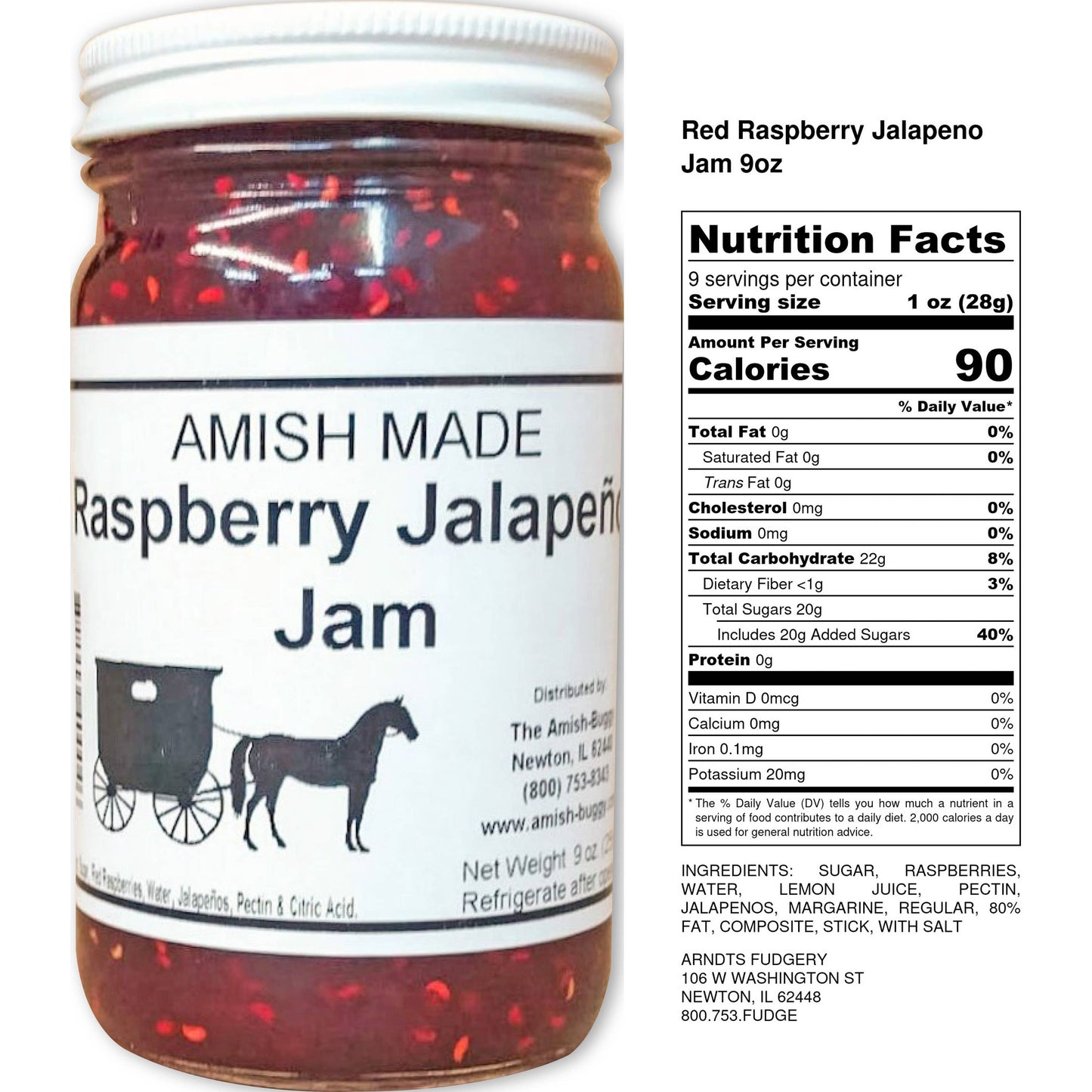 Amish made Jam and Jellies - 8 oz.