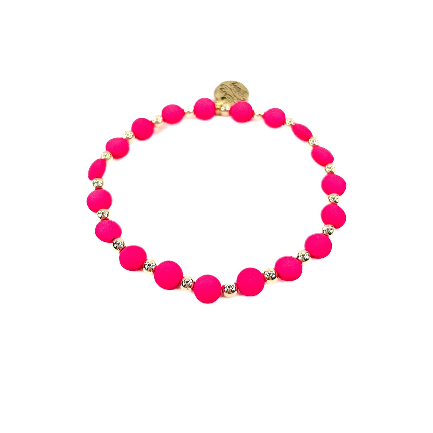 Hot Pink Bead Bracelets