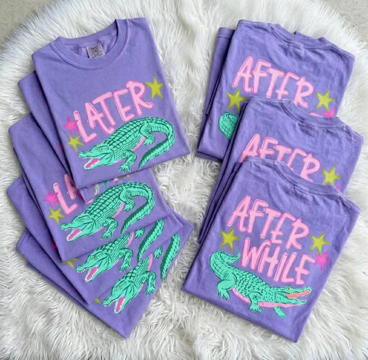 Later Gator, After While Crocodile Graphic Tee