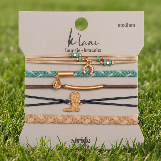 Stride K’lani hair tie + bracelet