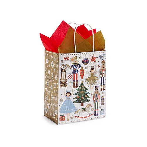 Nutcracker Dance Paper Christmas Gift Bags