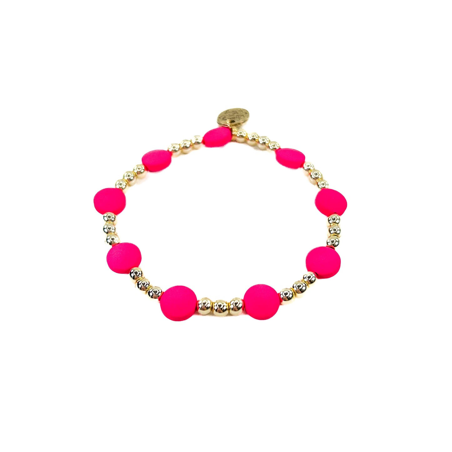 Hot Pink Bead Bracelets