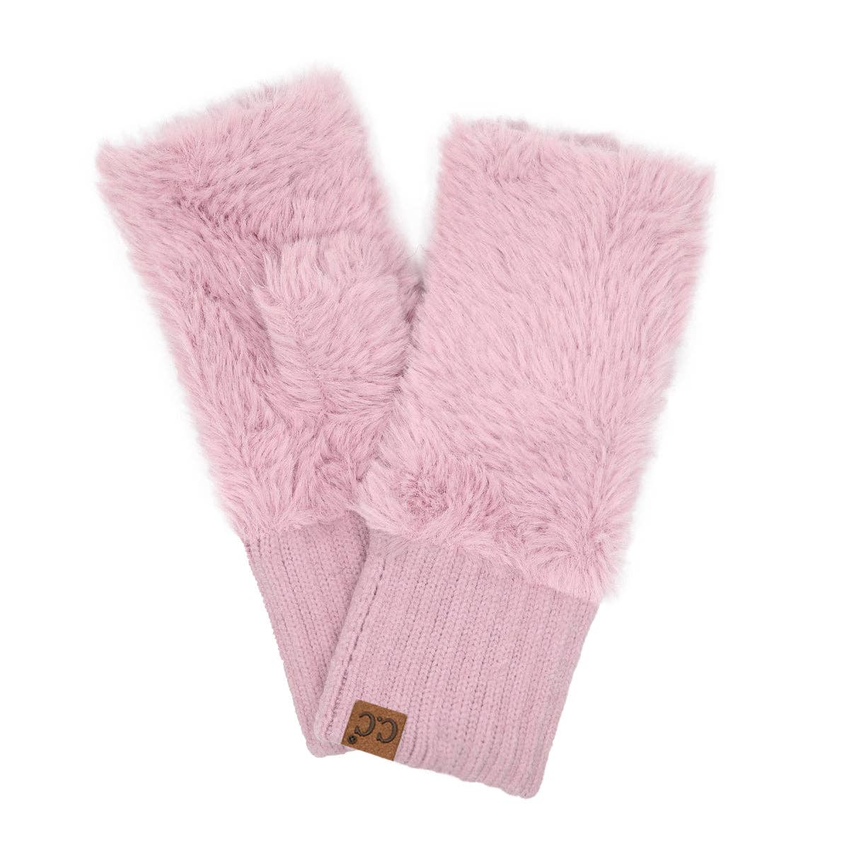 Faux Fur Fingerless C.C Glove