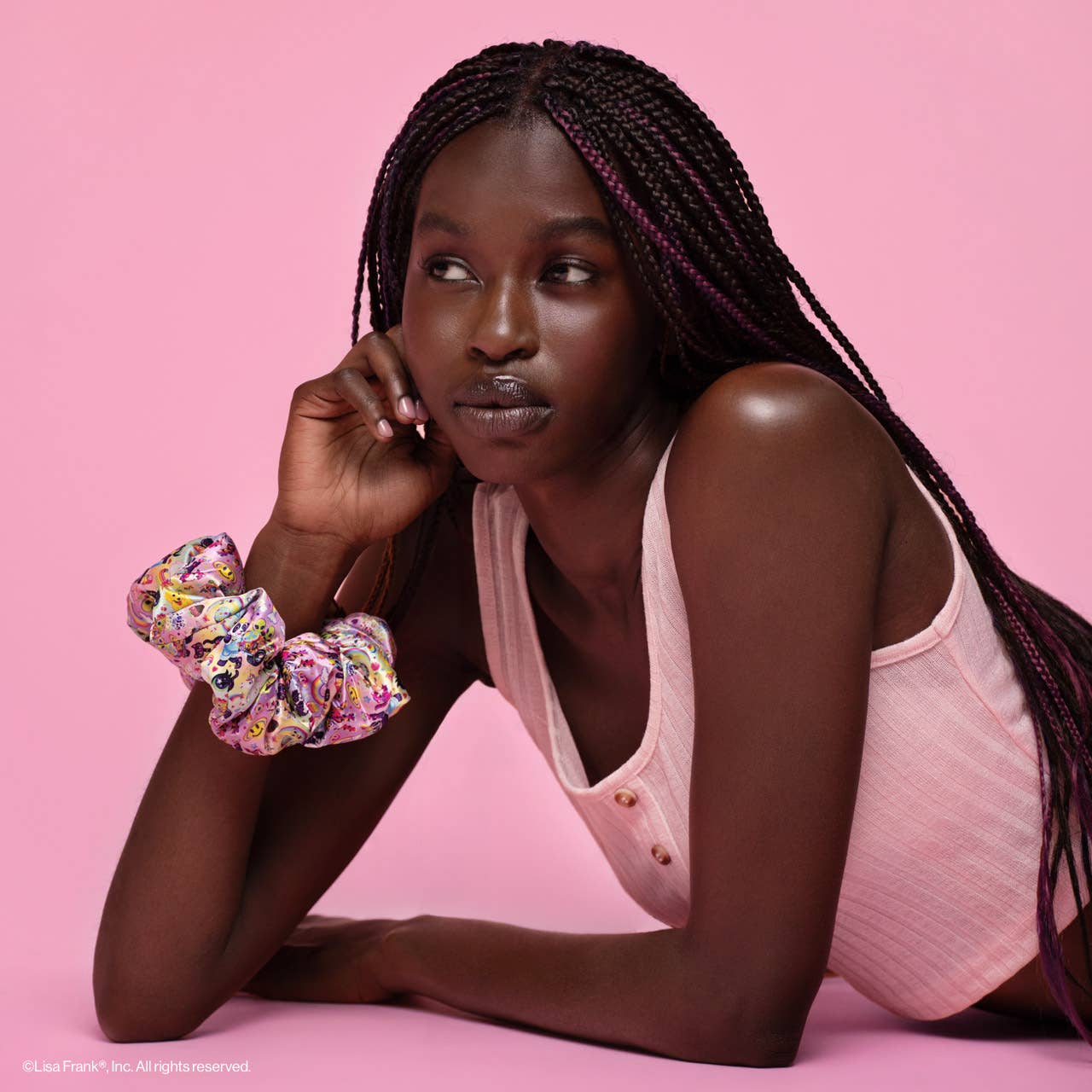 Lisa Frank x Kitsch Pillow Scrunchies in The Fantastic World of Lisa Frank