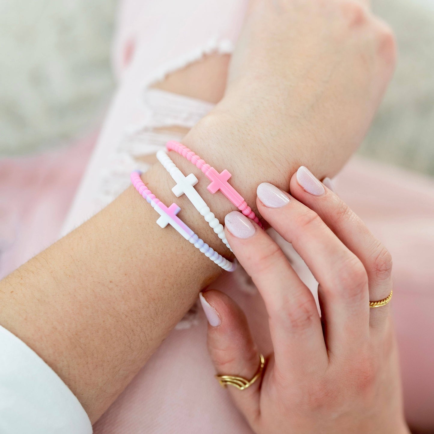 Ryan & Rose Silicone Jesus Bracelets