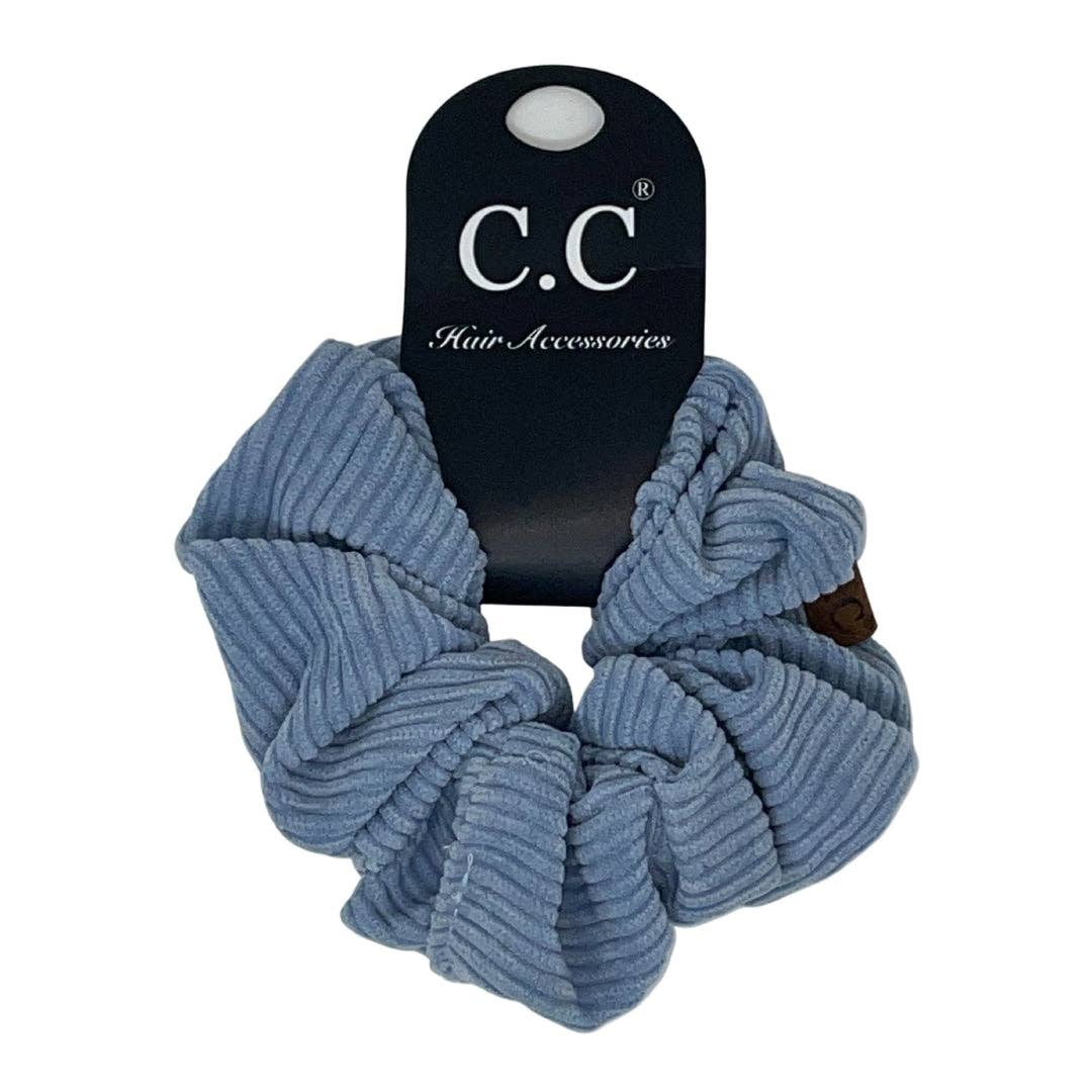 C.C Corduroy Ponytail Scrunchie for Women