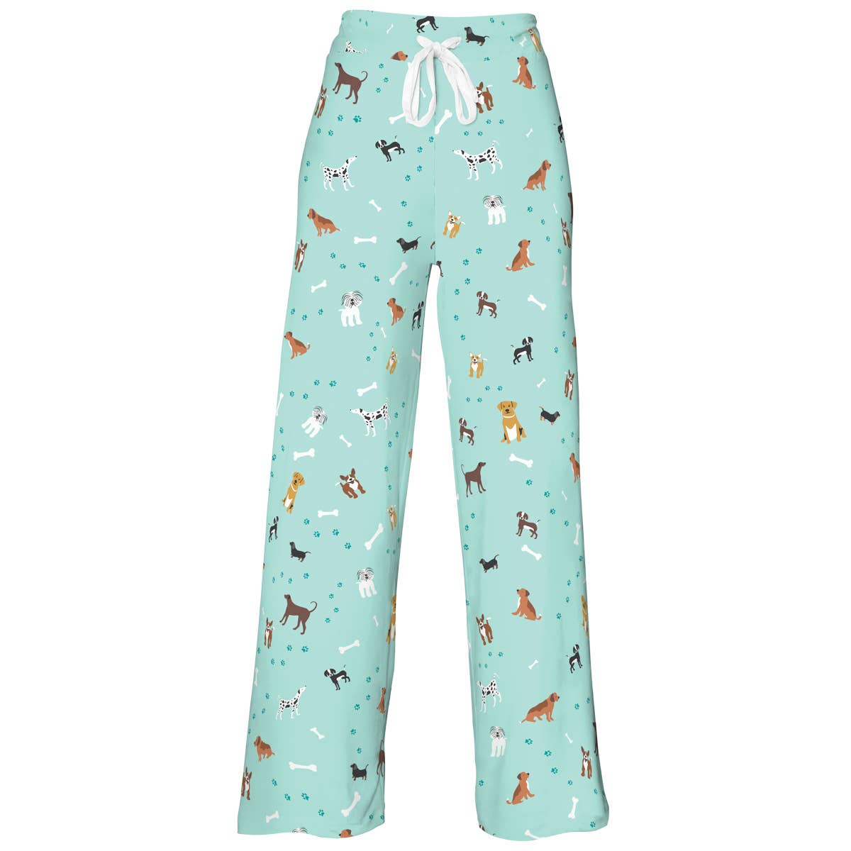 Bark At The Park Pajama Pants | Blue Puppy Dog PJ Bottoms