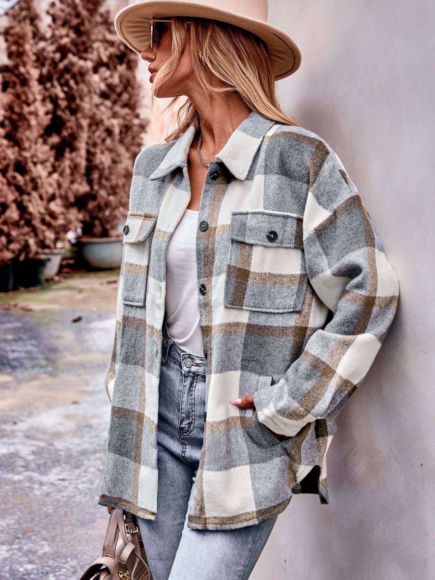 Women's Plaid Shacket