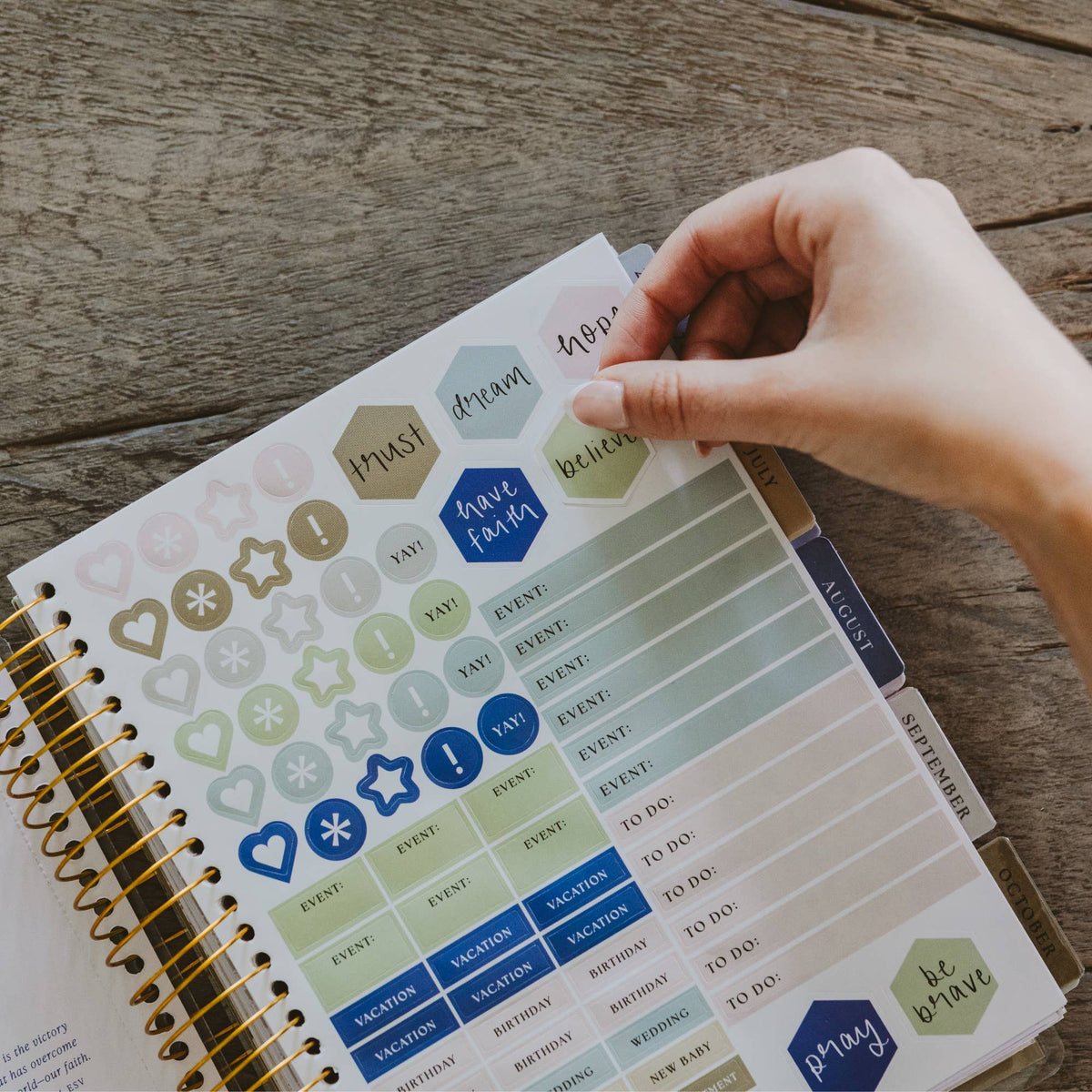 Walking with Jesus 2026–2027 Christian 18-Month Planner