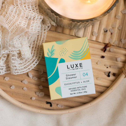 Luxe Eucalyptus + Aloe Shower Steamer Fizzy Bomb