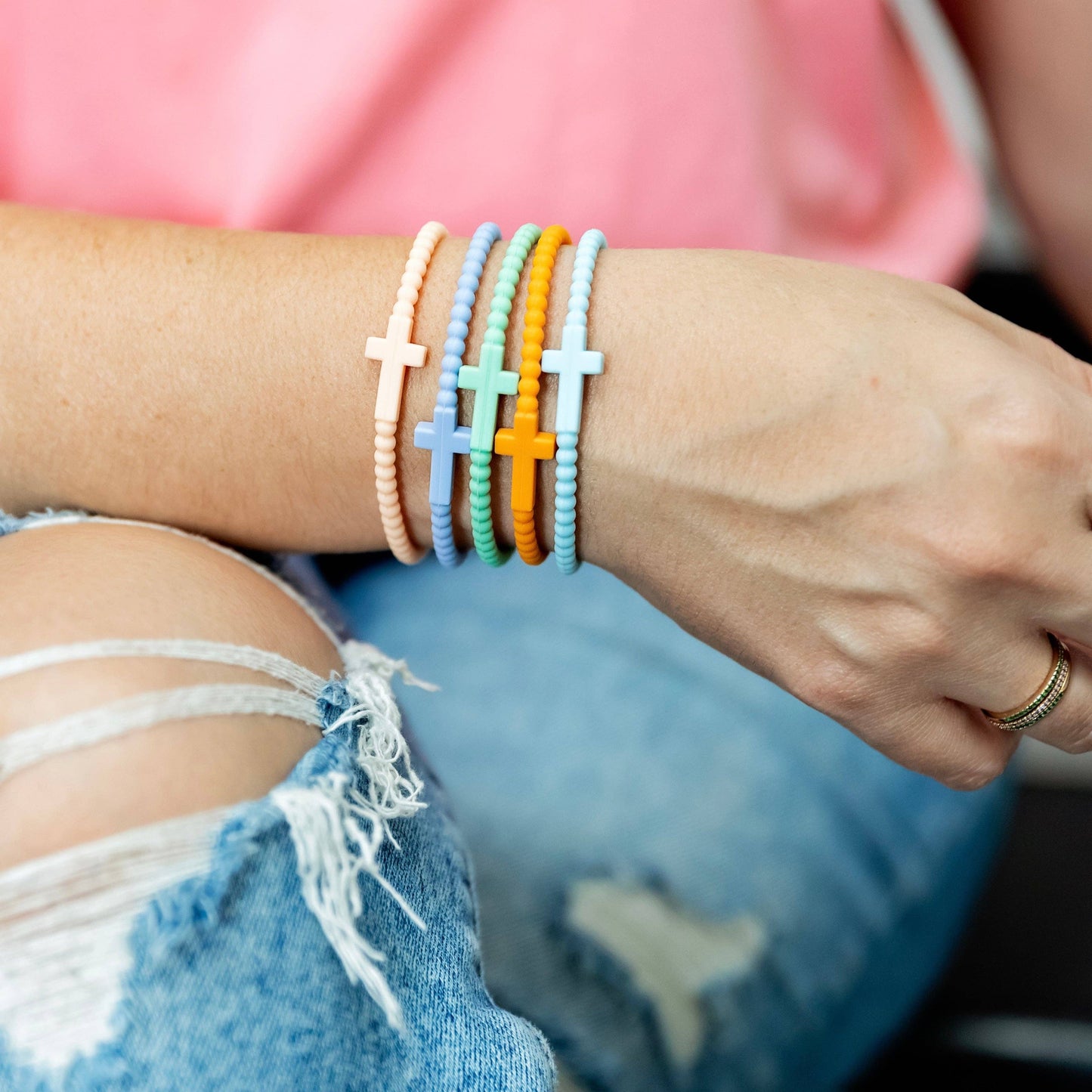 Ryan & Rose Silicone Jesus Bracelets