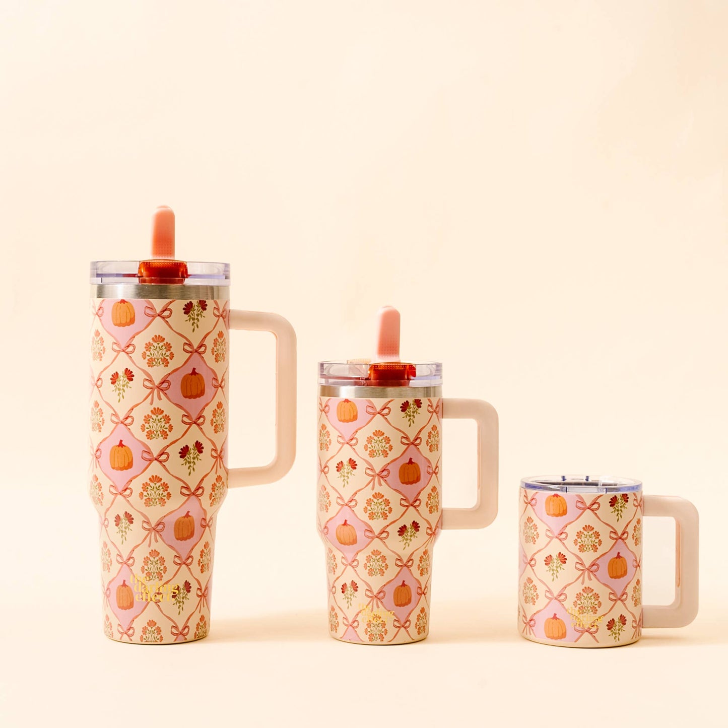 The Darling Effect Patchwork Pumpkins 20 oz Tumbler