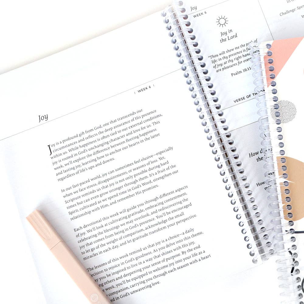 Spiral Bible Anchored In His Word: A 90 Day Devotional