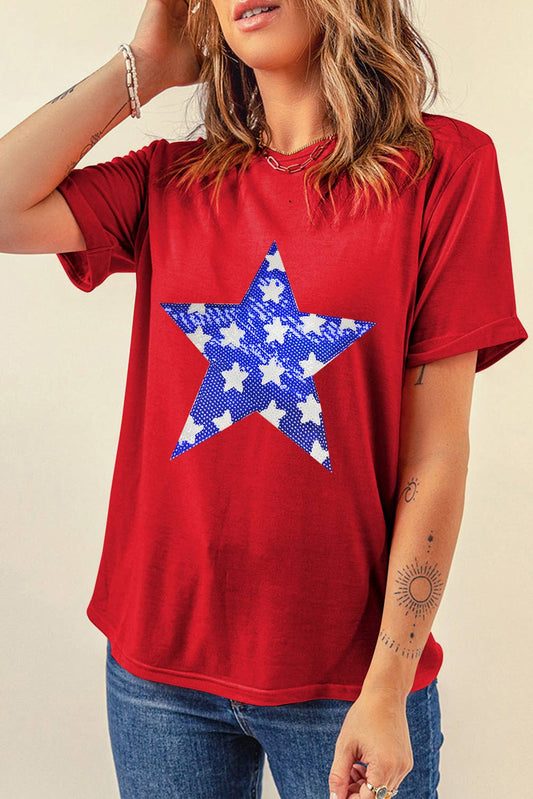 Sequin Star Top