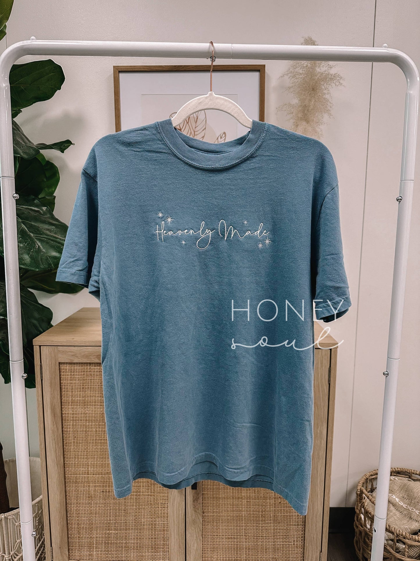 Embroidered Heavenly Made Summer Tee