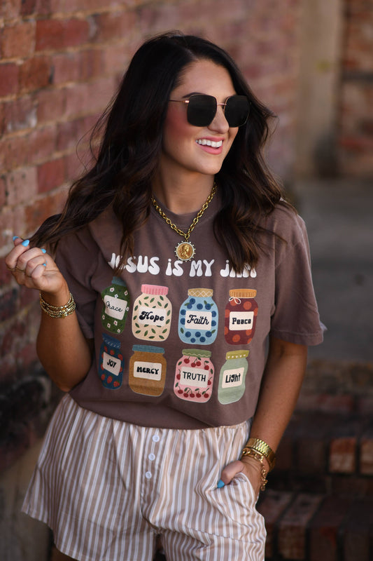 Jesus Is My Jam Comfort Colors Tee