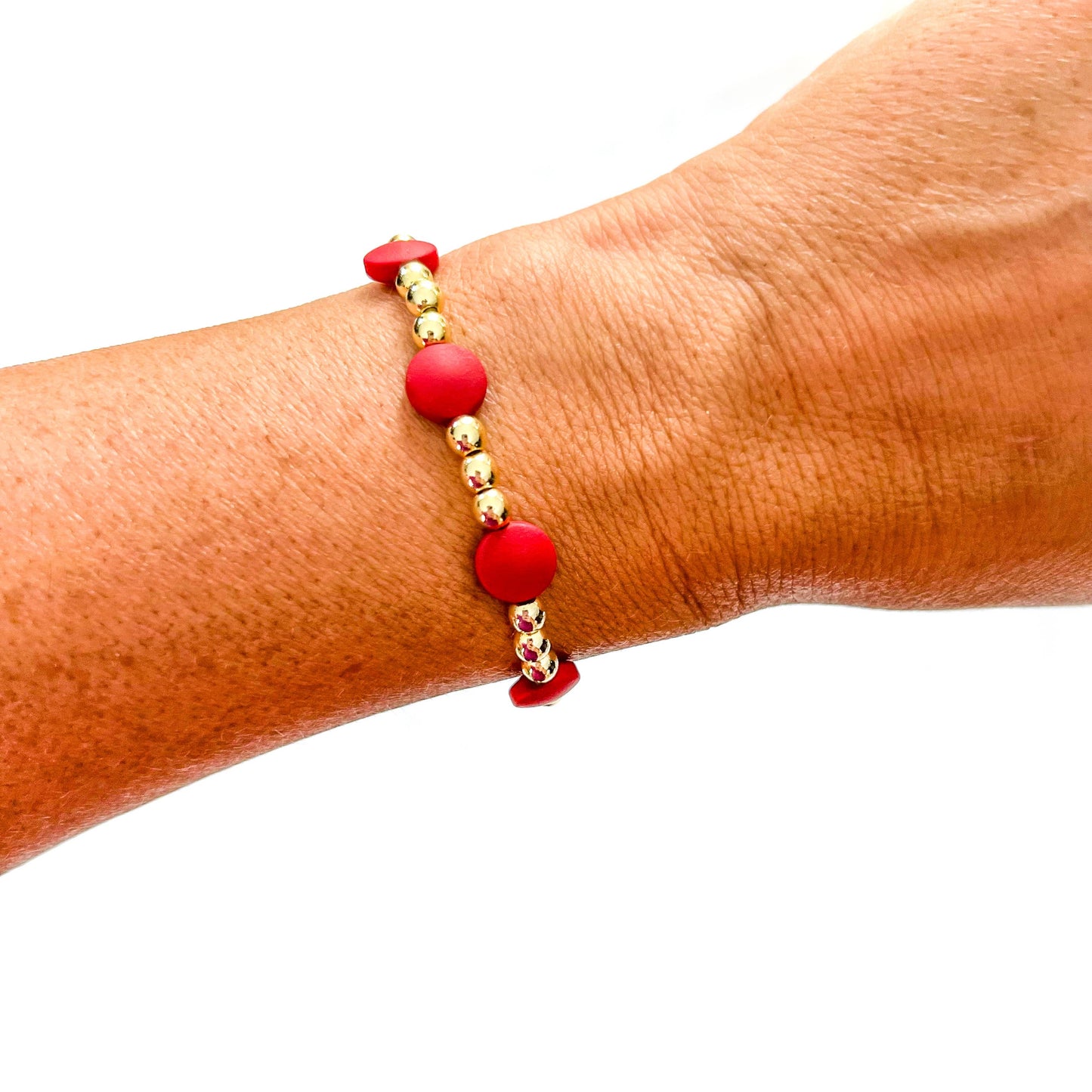 Merry 18K Gold & Enamel Christmas Bracelet