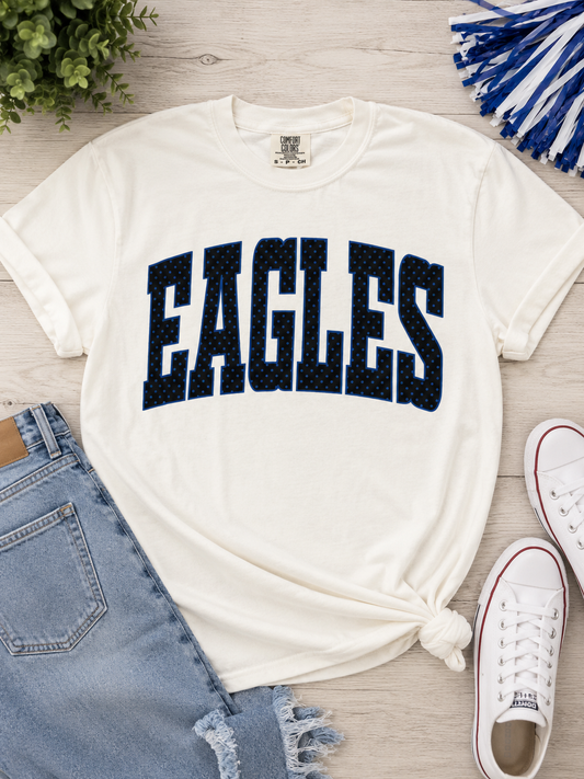 Graves County Eagles Polka Dot Comfort Colors T-Shirt