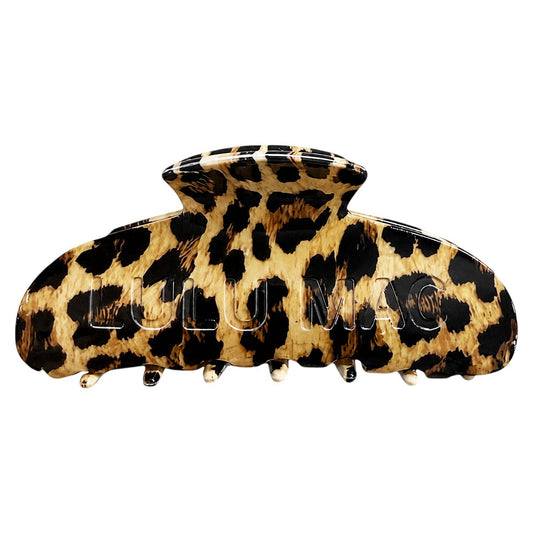 Lulu Mac Leopard Hair Claw Clip