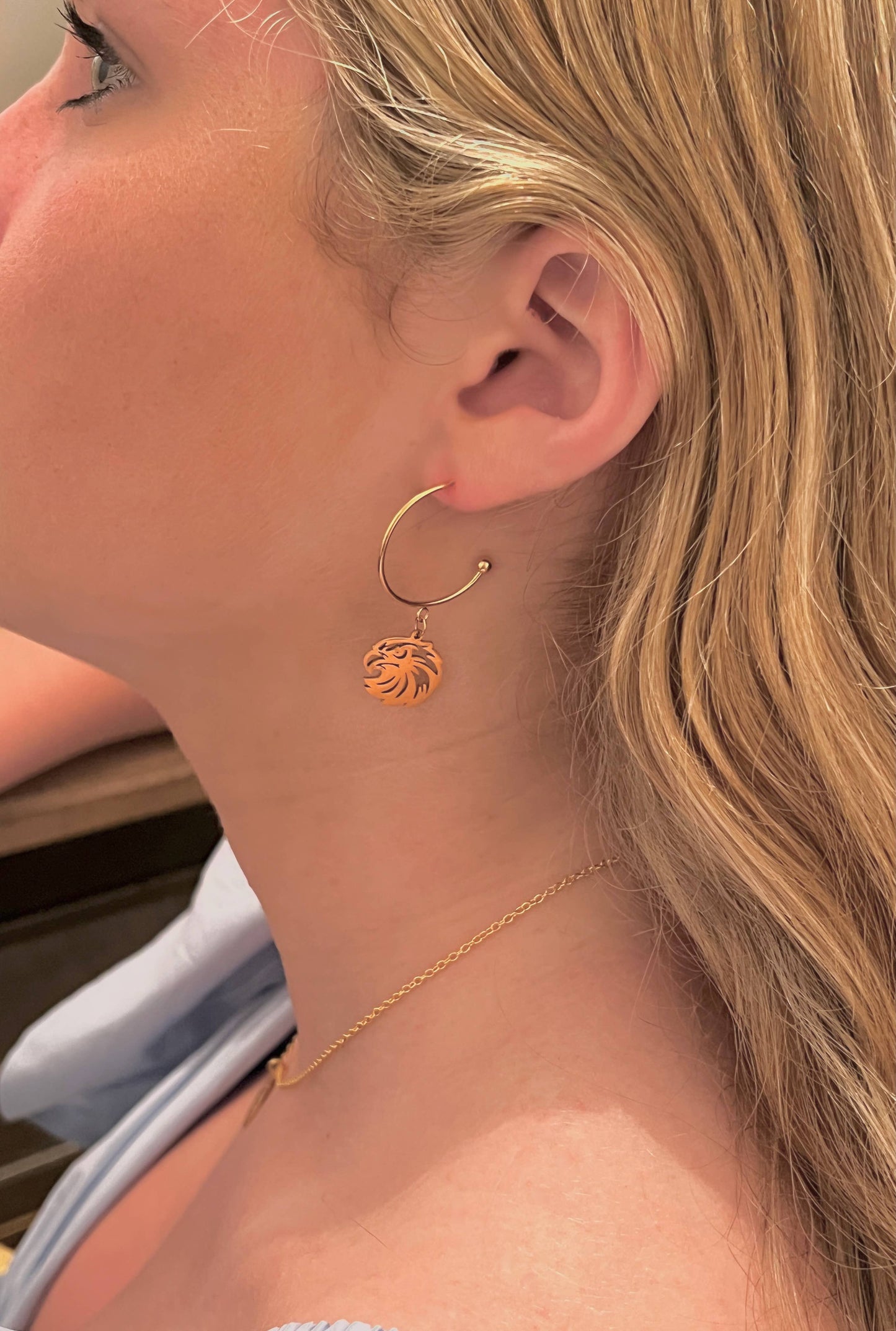 Eagles Hoop Earrings