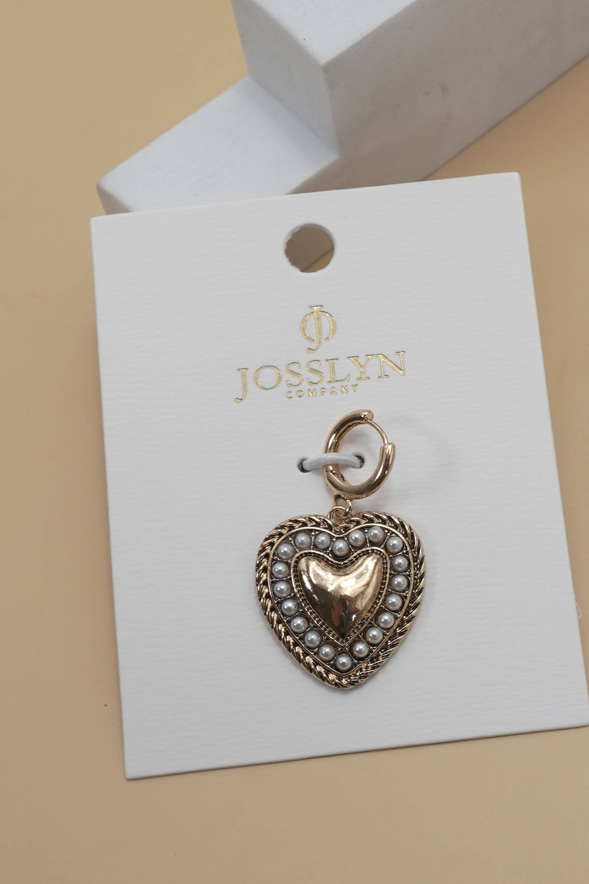 Heart Charms for Scarf Necklace