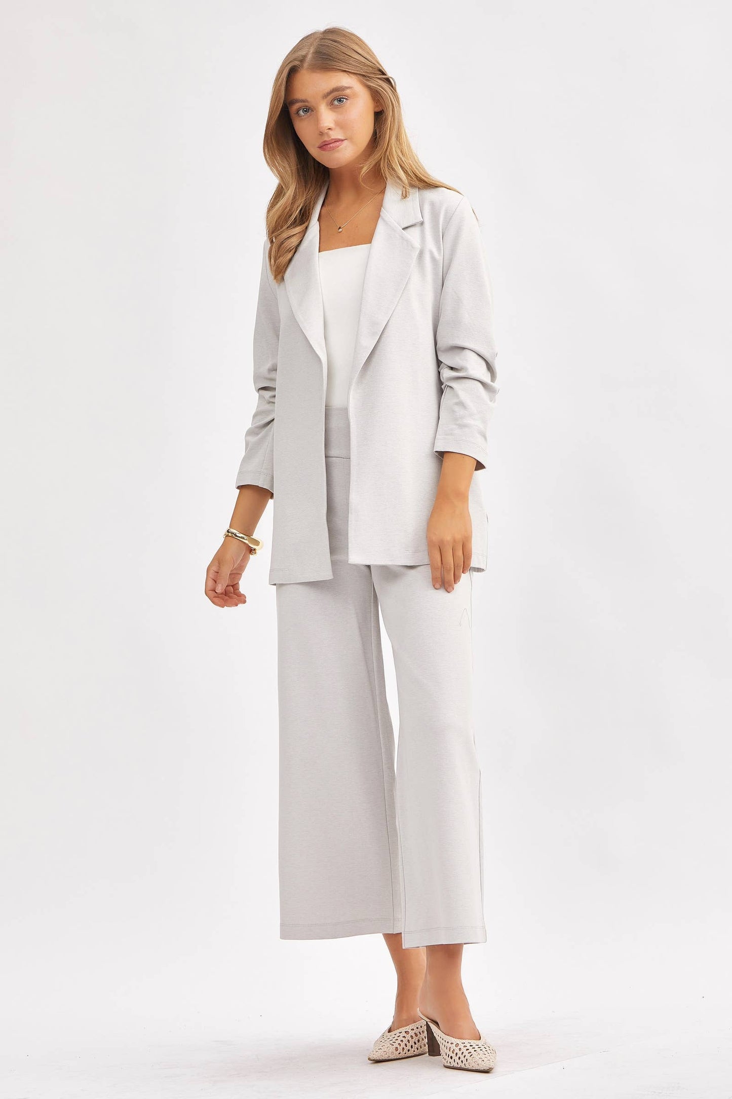Dear Scarlett 3/4 Sleeve Blazer