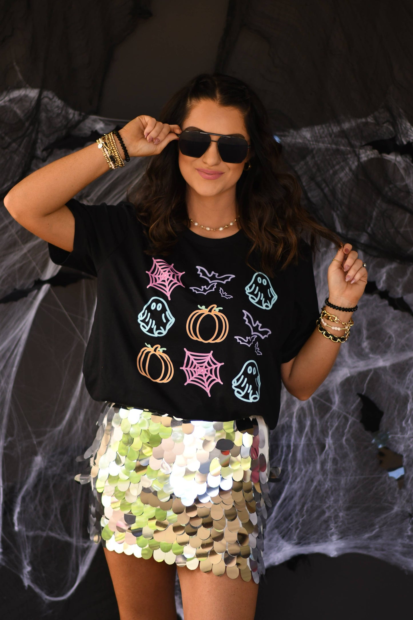 Neon Halloween Tee