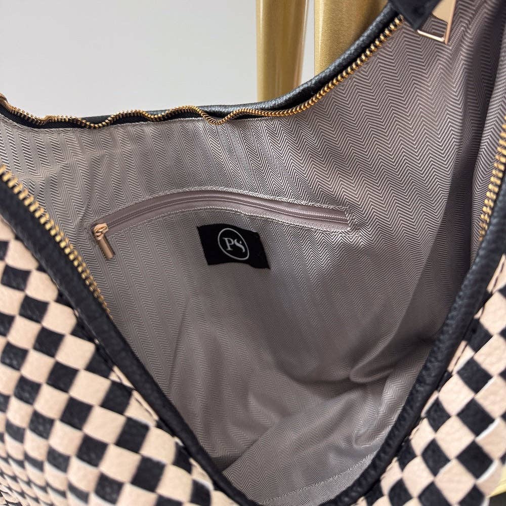 Pretty Simple Sienna Slouchy Woven Shoulder Bag