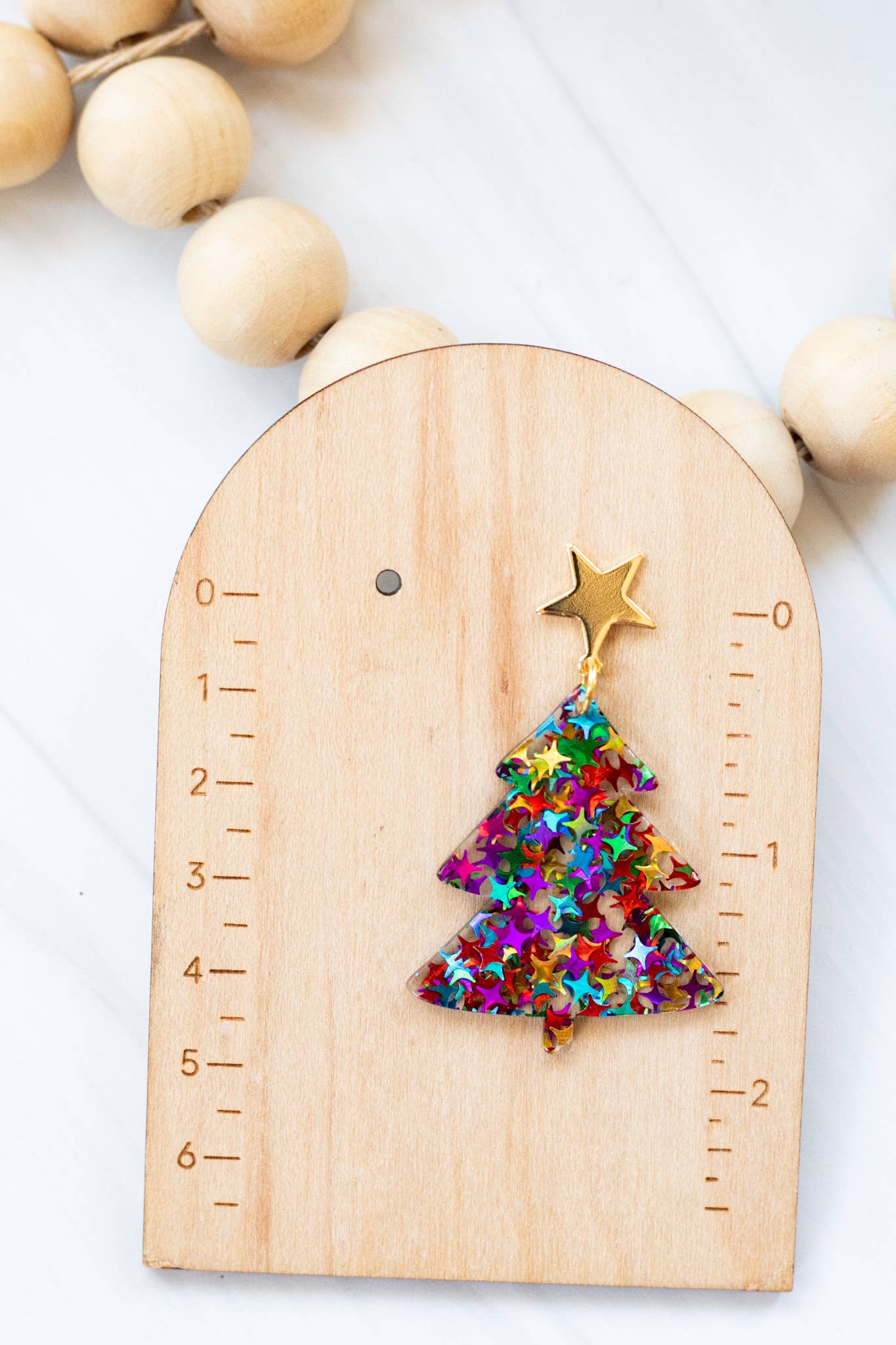 Christmas Tree Confetti Dangles